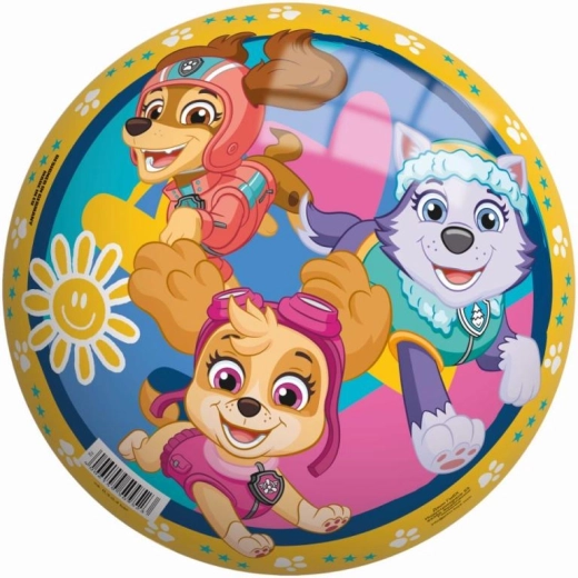Žoga PAW PATROL 23 cm, biserna