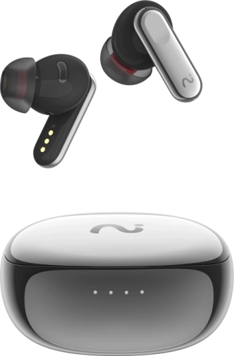 AI headphones VIAIM Nano+ with voice recorder, silver