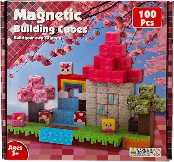Magnetne kocke za gradnjo - 1 kos
