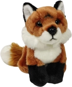 Decorative sitting fox figurine 19 cm