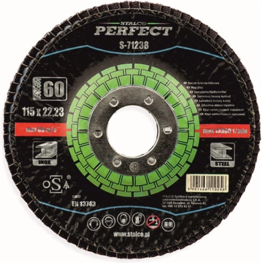 Lamelni cirkonski kolut 125 × 22,23 mm zrnatost 40 STALCO