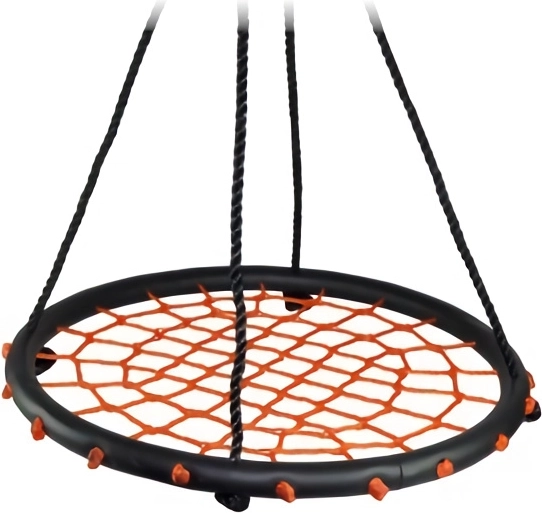 Bino Otroško gugalno gnezdo črno-rdeče