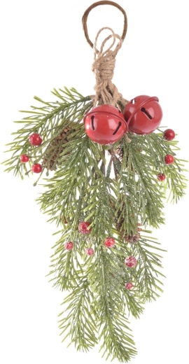 Viseča dekorativna vejica BELL z zvončki 37 cm