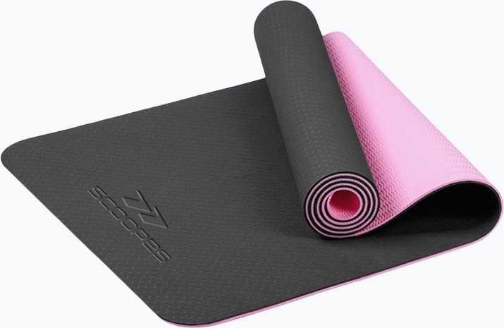 Fitness podloga TPE Balance 10 rožnata/črna