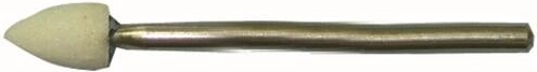 Oval grinding point 6 × 10 mm with 3 mm shank, grit 80