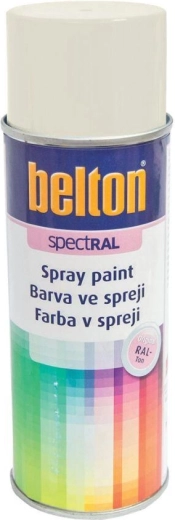 Sprej barva BELTON RAL 9010 bela mat 400 ml