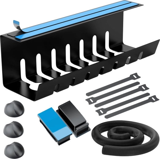 Organizator kablov pod mizo 43 cm