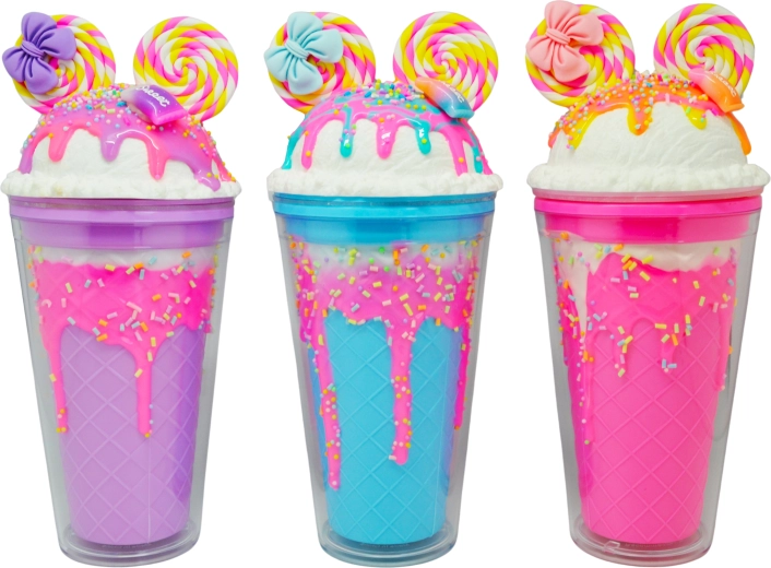 Lonček z vekom in slamico Miška 480 ml