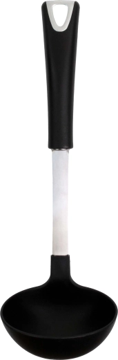 Zajemalka s črnim ročajem