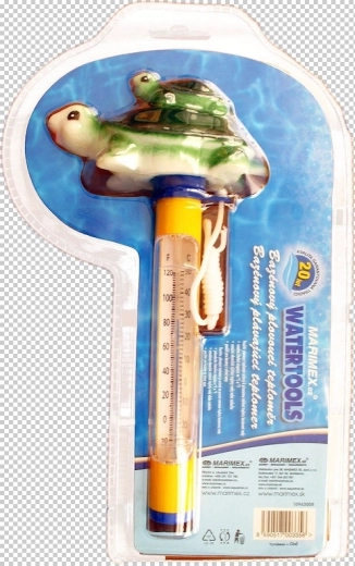 Plavajoči bazenski termometer – mešanica motivov