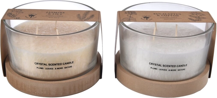 ECO dišeča sveča v steklu 440 g (2 različici)