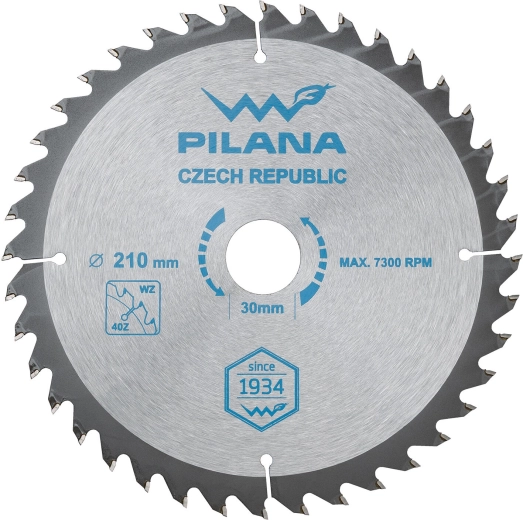 Žagin list PILANA SK 5255 WZ 210 mm, 40 zob