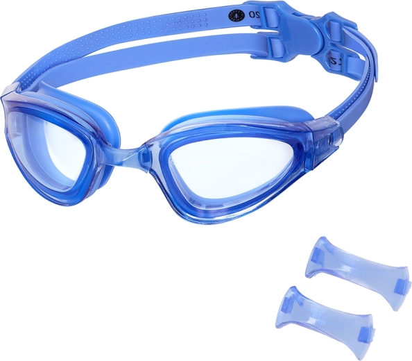 Plavalna očala NILS Aqua modra z anti-fog in UV zaščito