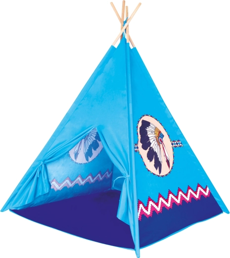 Bino indijanski tipi modri
