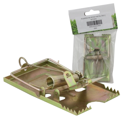 kovinska past za miši 9 × 5 cm