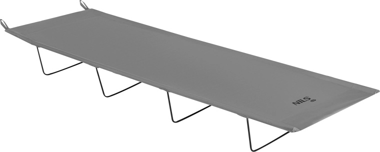 Zložljiv kamp ležalnik NILS Camp, siv, 190 cm