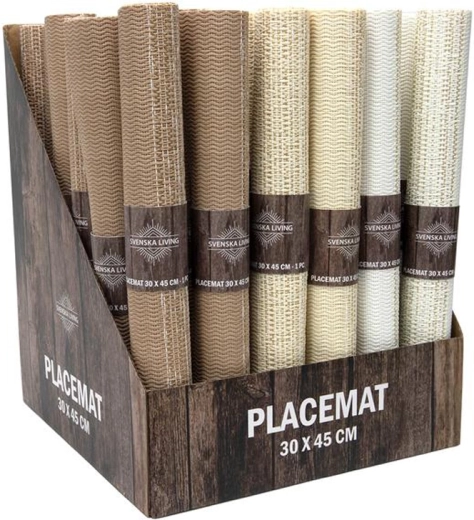 Namizni pogrinjek 30 × 45 cm iz poliestra, mešane barve