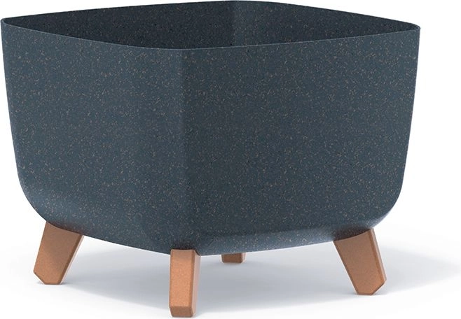 Cvetlični lonec Gracia Square Eco Wood 29 × 29 cm antracit