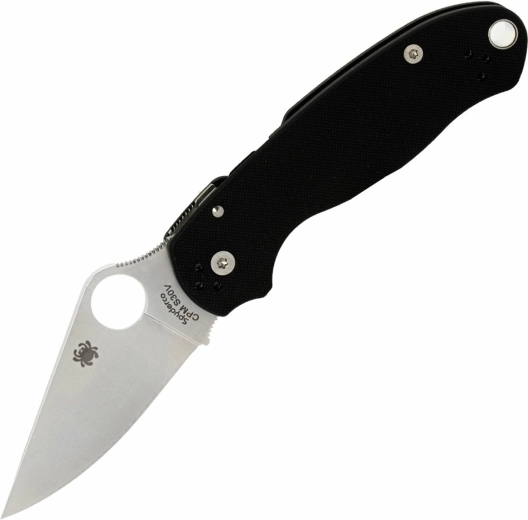 Žepni nož Spyderco Para 3 Black G10, satenski rezilo 7,5 cm