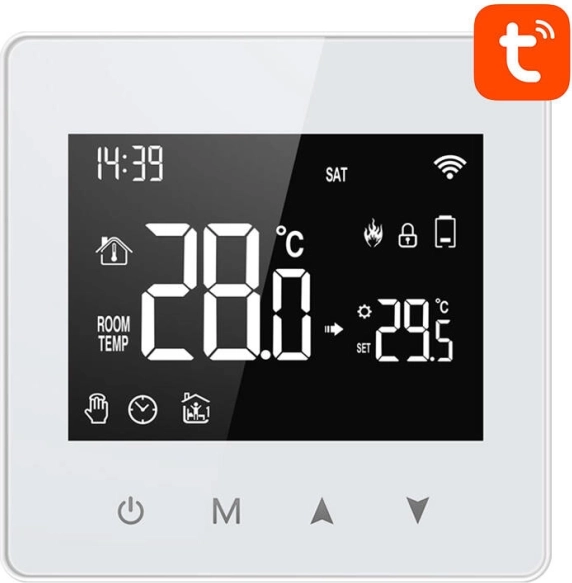 Pametni termostat Avatto WT198 z Wi‑Fi in TUYA