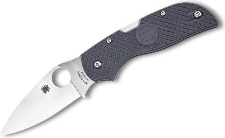 Spyderco Chaparral Lightweight sivi žepni nož 7,1 cm, FRN