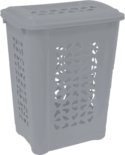 Koš za perilo Nordic sivi 60 l