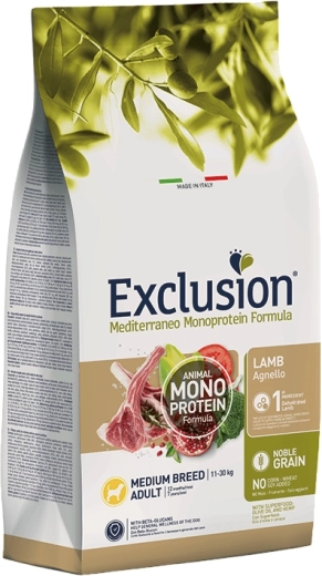 Exclusion Adult Medium briketi za pse – jagnjetina 3 kg