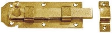 Enostavni zapah 80 × 30 × 3 mm, rumeno pocinkan