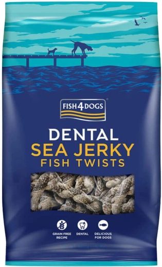 Fish4Dogs zobni priboljški za pse iz morske ribe – zvitki 500 g