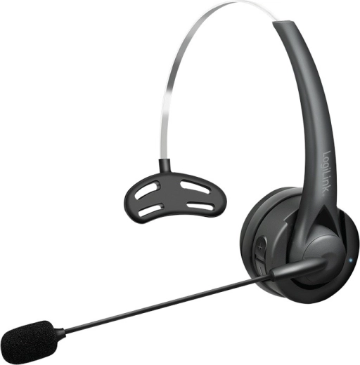 LogiLink brezžične naglavne mono slušalke z mikrofonom Bluetooth