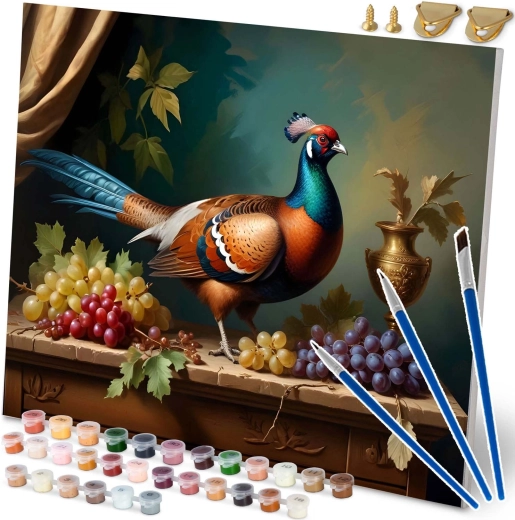 Slikanje po številkah 40 × 50 cm – fazan, tihožitje MASSIDO