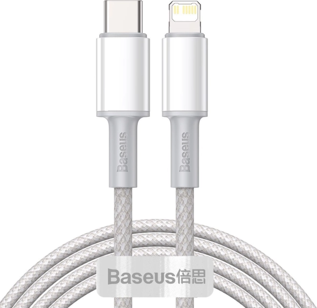 USB-C na Lightning kabel Baseus z visoko gostoto pletenja, 20W, PD, 2m