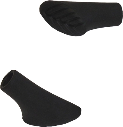 ACRA replacement rubber tips (oval feet) for trekking poles - 1 pair