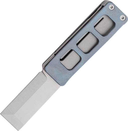 Petrified Fish Cash titanium pocket knife 4.6 cm – satin, blue