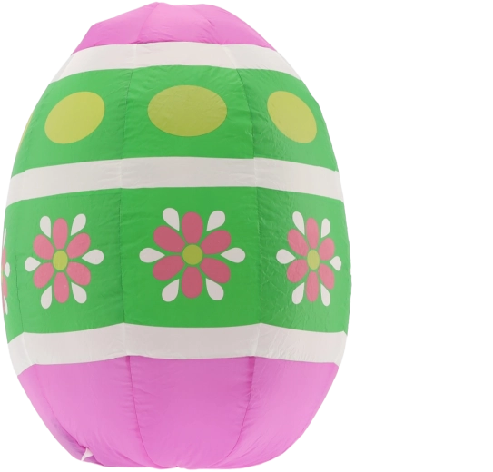 Napenljivo velikonočno jajce 90 cm z LED