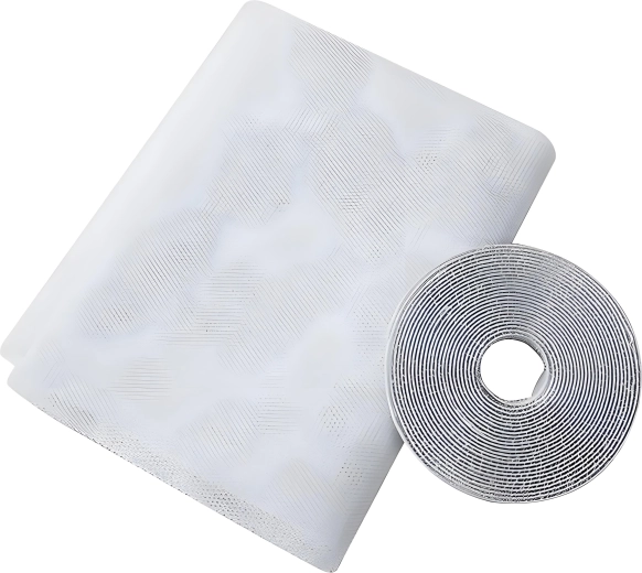 Mreža proti insektom za okno 150 × 130 cm bela