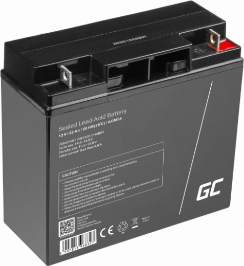 Akumulator Green Cell AGM VRLA 12 V 22 Ah