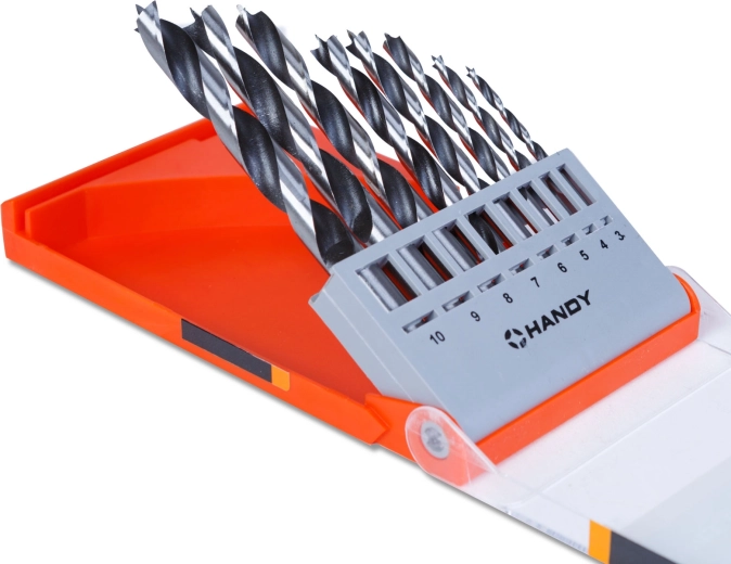 Wood Drill Bit Set 3–10 mm, 8 Pieces