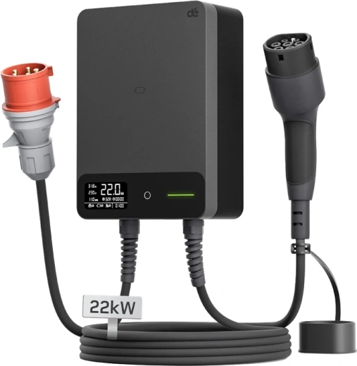 DEPOW Wallbox 22 kW Charging Station with 10 m Cable