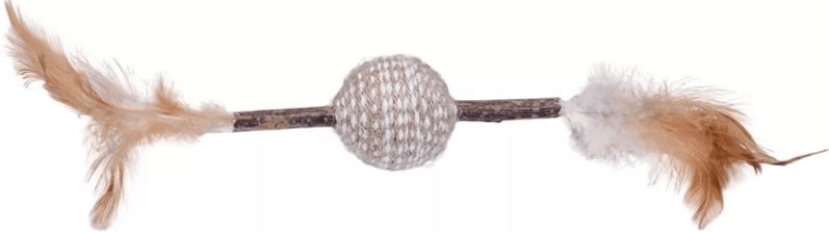 Quapas! igrača za mačke – palica s peresi in sisalno žogico