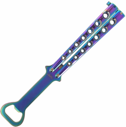 Herbertz butterfly lever bottle opener rainbow (butterfly)