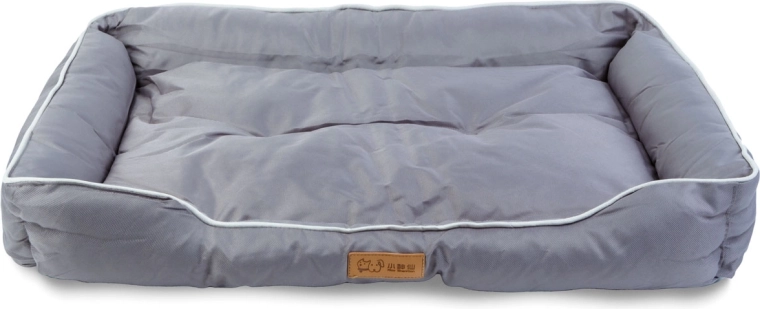 Siva postelja za pse 48 × 35 × 8 cm