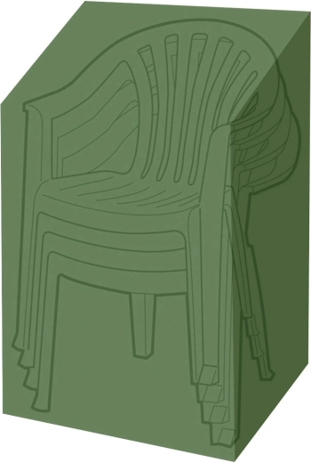 Zaščitna ponjava za 4 vrtne stole 61 × 68 × 107 cm, PE 90 g/m², zelena