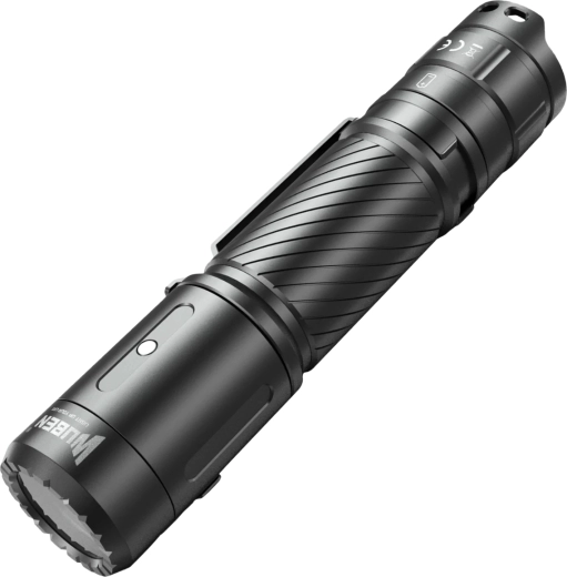 Wuben C3 črna žepna svetilka 1200 lm, USB‑C, IP68