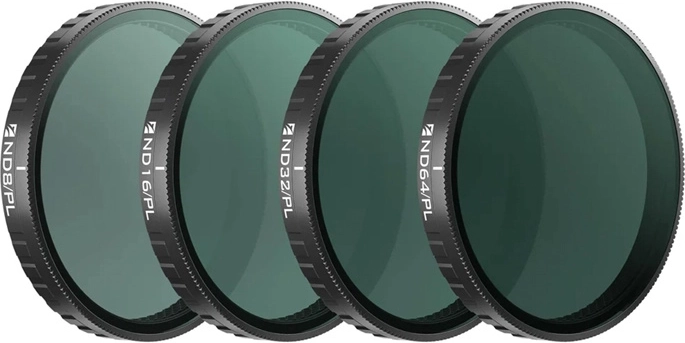 Set filtrov Freewell Bright Day za DJI Osmo Action 6 – 4 kosi