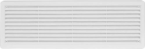 Door ventilation grille 400 × 130 mm, white, 2 pcs