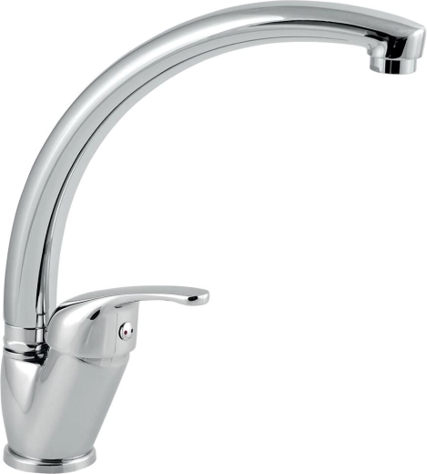 Kuhinjska armatura TITANIA IRIS, enoročna, krom, izliv 250 mm
