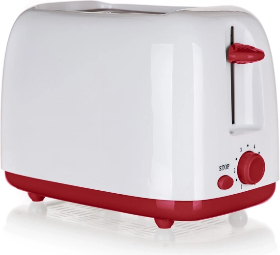 Opekač kruha za 2 toasta belo‑bordo 650–750 W