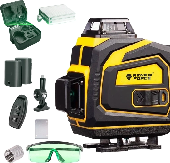 Renew Force LL59P 360° 3D Laser Cross Level with Green Laser