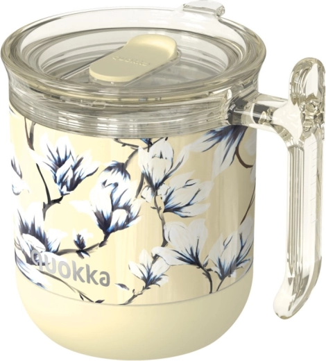 Termo lonček Quokka Wave Spring Dawn rumen 260 ml